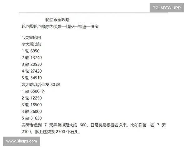 轮回仙镜攻略